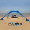 NEW CAMP Lycra Shelter 200x200 cm, Ελαστική Τέντα Παραλίας, NEW-175 /Sea Blue