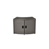 Mspa Wicker Cabinet Storage Unit - for Round spa