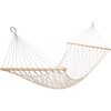 Αιώρα Δικτυωτή Βαμβακερή Μονή με Ξύλο 200x80cm 12333