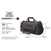 Σακίδιο Duffel Amila Warrior's Bag, Μαύρο 95349