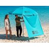 SALTY TRIBE Ionians Blackout 2.2m with Shade Extension, Ομπρέλα Παραλίας με Τέντα Προέκτασης, TRI-109  /Ocean Teal