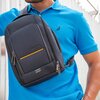 Τσάντα Ώμου Ανδρική 6.5lt Polyester Μπλε Nautica