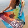 Πετσέτα Θαλάσσης Microfiber 90x180cm με Σχέδιο σε Αδιάβροχη Θήκη Venice Beach Maui&sons