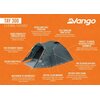 VANGO Soul 300, Σκηνή 3 ατόμων, 285 x 190 x 120(ύψος) cm, TEWSOUL00000005 /Peridot Green
