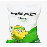 Head Stage 1 Green Κουτα 24χ3 Ball Polybag Μπαλλακια Tennis Κωδ.3121904
