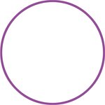 Χούλα Χουπ hq 80cm - Φ19mm - 330gr, μωβ 98819