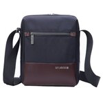 Τσάντα Ώμου Ανδρική 3lt Microfiber Polyester Μπλε guy Laroche
