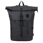 Backpack 20lt Polyester Μαύρο Maui&sons