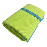 Πετσέτα Θαλάσσης Microfiber 110x175cm Κοτλέ Πράσινη/τιρκουάζ Solart