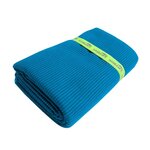 Πετσέτα Θαλάσσης Microfiber 110x175cm Κοτλέ Μπλε/λαχανί Solart