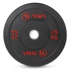 Δίσκος Amila Black r Bumper Slim 50mm 25kg 84835