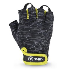 Γάντια Άρσης Βαρών pe Lycra l – Μαύρο / Κίτρινο 95613
