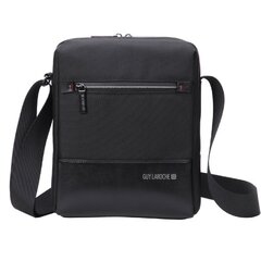 Τσάντα Ώμου Ανδρική 3lt Microfiber Polyester Μαύρο guy Laroche