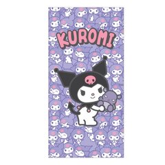 Πετσέτα Θαλάσσης Παιδική Microfiber 70x140cm With Print Kuromi