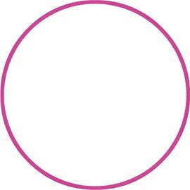 Χούλα-Χουπ 60cm - Φ18mm - 155gr, Φούξια 48169