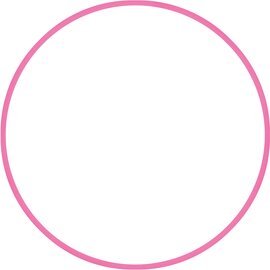 Χούλα-Χουπ hq 60cm - Φ19mm - 230gr, ροζ 98802