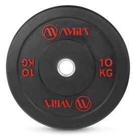 Δίσκος Amila Black r Bumper Slim 50mm 10kg 84832