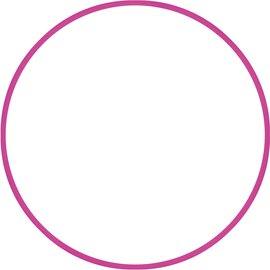 Χούλα-Χουπ hq 60cm - Φ19mm - 230gr, Φούξια 98801