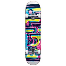 Blind Logo Glitch fp yth Complete Skateboard 7.25'' - Λευκό