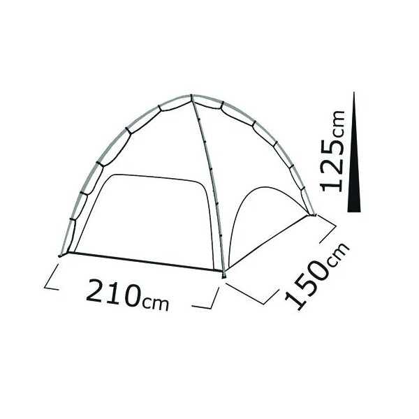 SALTY TRIBE Arawak Beach Tent, Σκηνή Παραλίας 210x150x125(ύψος) cm, Κωδ. TRI-103 /Bright Blue
