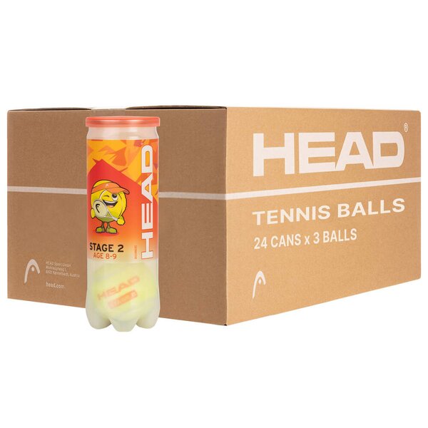 Head Stage 2 Orange Κουτα 24χ3 Ball Μπαλλακια Tennis Κωδ.3121914