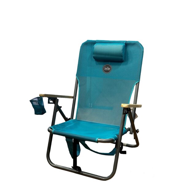 Beach Tilt 1 Μεταλλική Καρέκλα 4 Θέσεων Capri Blue Campo Κωδ.6005090