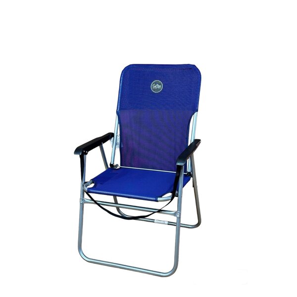 Beach 4 Μεταλλικη Καρεκλα Ψηλη Μπλε Campo Κωδ.6005070