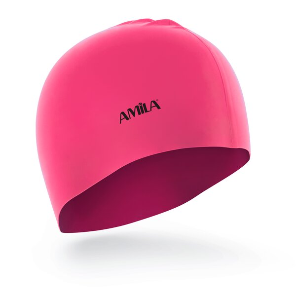 Σκουφάκι Κολύμβησης AMILA Basic Ροζ 47016