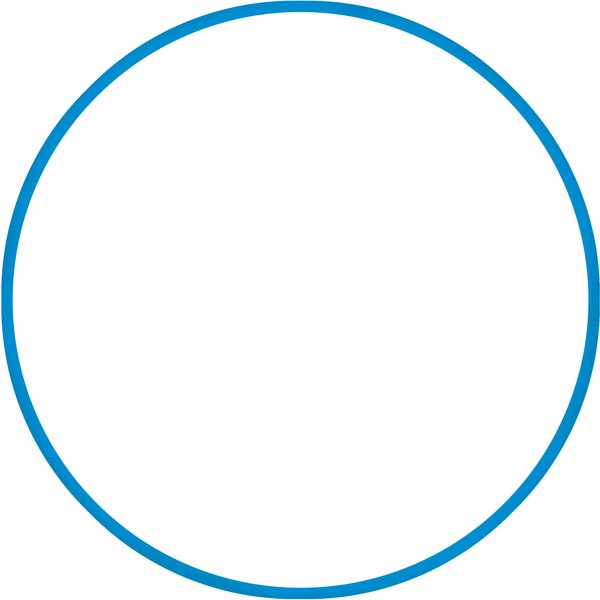 Χούλα-Χουπ 60cm - Φ18mm - 155gr, Μπλε 48166