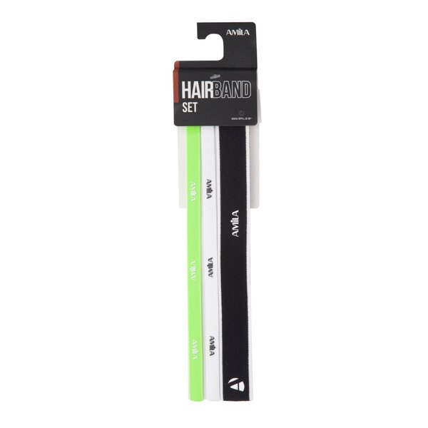 Hairband Προπόνησης Amila Hair Band set 3-Pack 45710