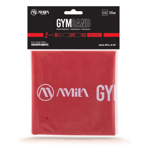 Λάστιχο Αντίστασης Amila Gymband 1.2m Light 48181