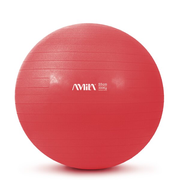 Μπάλα Γυμναστικής Amila Gymball 55cm Κόκκινη 95828