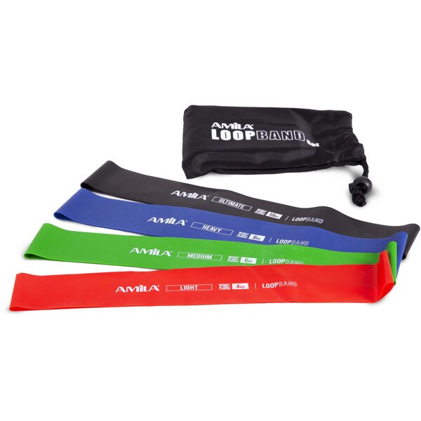 Σετ Λάστιχα Αντίστασης Amila Small Loopband (Light - Ultimate) 96605