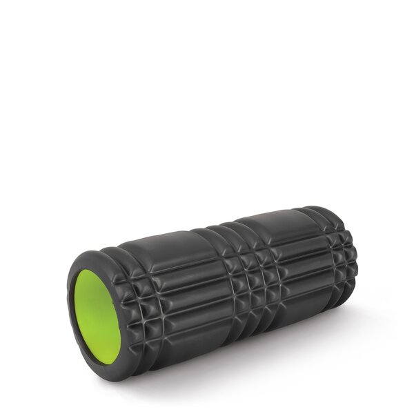 Amila Foam Roller Plexus Φ14x33cm Μαύρο/λάιμ 96822