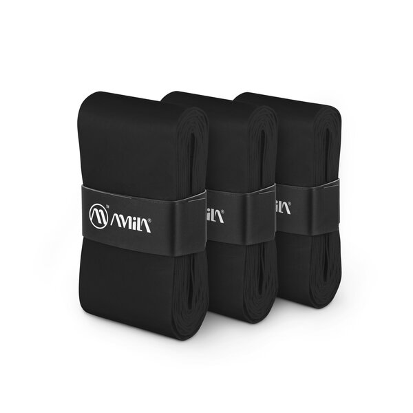 Ταινία Λαβής Ρακετών Amila Overgrip Μαύρο 3 τεμ 45791