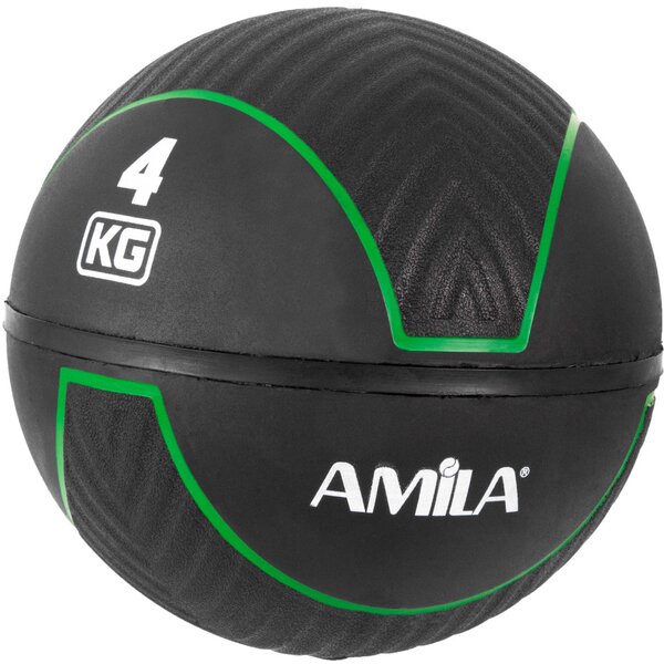 Μπάλα Amila Medicine Ball hq Rubber 4kg 90708