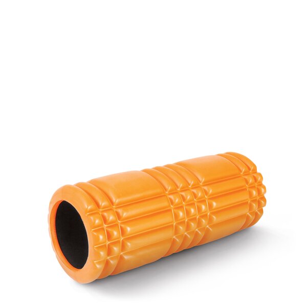 Amila Foam Roller Plexus Φ14x33cm Πορτοκαλί/μαύρο 96821