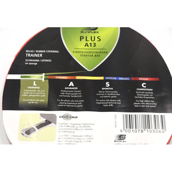 Ρακέτα Ping Pong Sunflex Plus a13 97149
