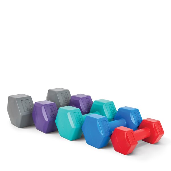 Αλτήρας Εξάγωνος Plastic Series 4,00Kg (Ζευγάρι) 44535