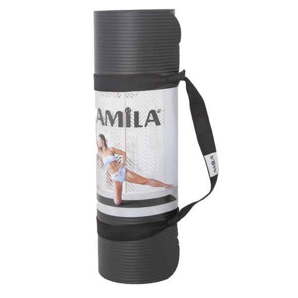 Στρώμα Γυμναστικής nbr 15mm 90kg 183cm Μαύρο 95910
