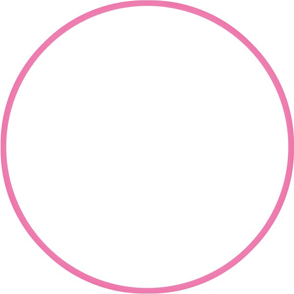 Χούλα-Χουπ hq 60cm - Φ19mm - 230gr, ροζ 98802