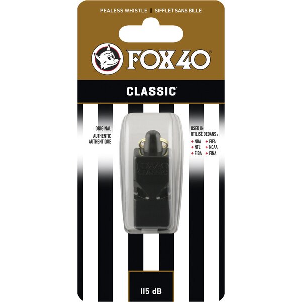 Σφυρίχτρα Fox40 Classic Μαύρη 99000008