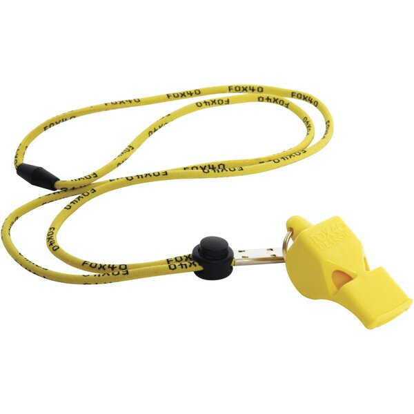 Σφυρίχτρα Fox40 Classic Safety Κίτρινη με Κορδόνι 99030208