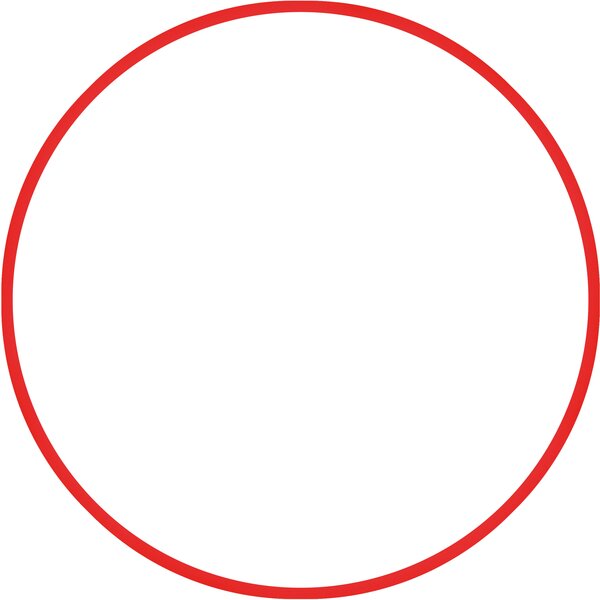Χούλα-Χουπ 70cm - Φ19mm - 175gr, Κόκκινο 48057