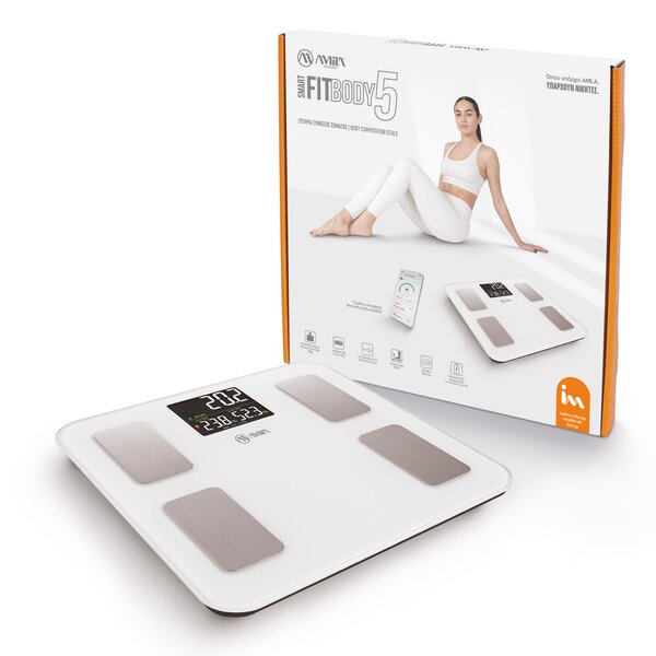 Ζυγαρία Smart με Λιπομέτρηση Amila Fitbody 5 95361