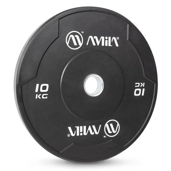 Δίσκος Amila Black w Bumper Slim 50mm 10kg 84842