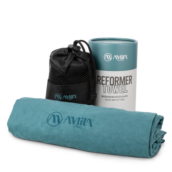 Αντιολισθητική Πετσέτα Pilates Reformertowel Trinity Teal Green 96910
