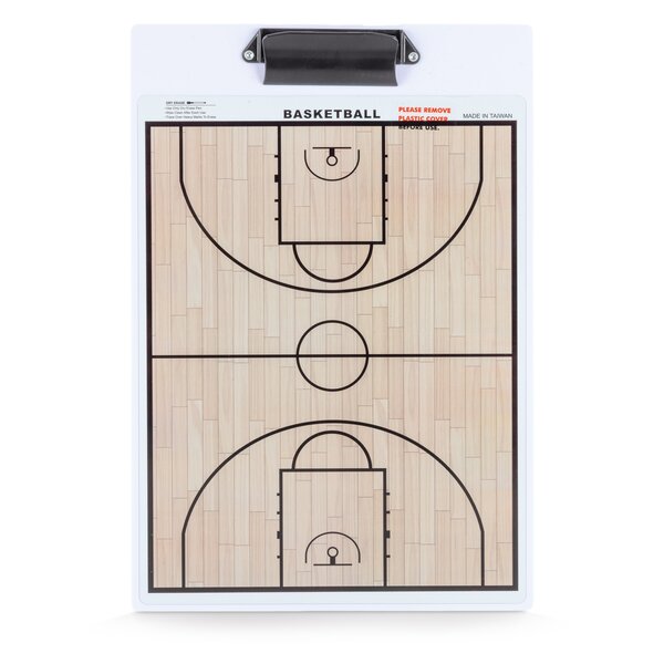 Ταμπλό Προπονητή Basket Διπλής Όψης Μαγνητικό 25,0x37,0 cm 41949