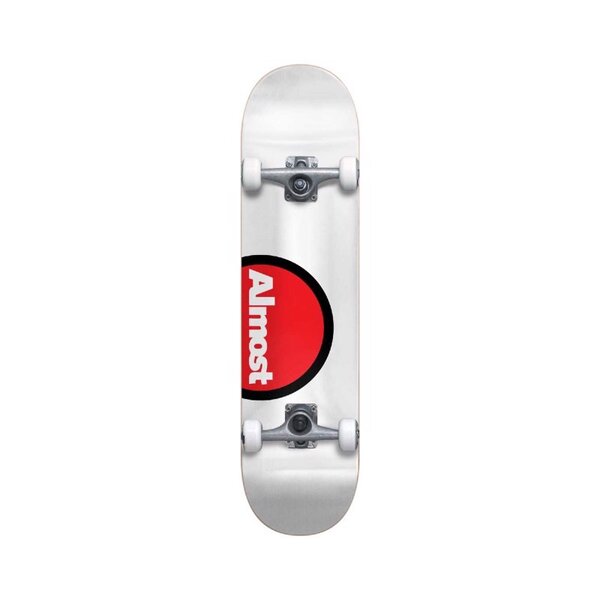 Almost off Side fp  Complete Skateboard 7.625'' - White