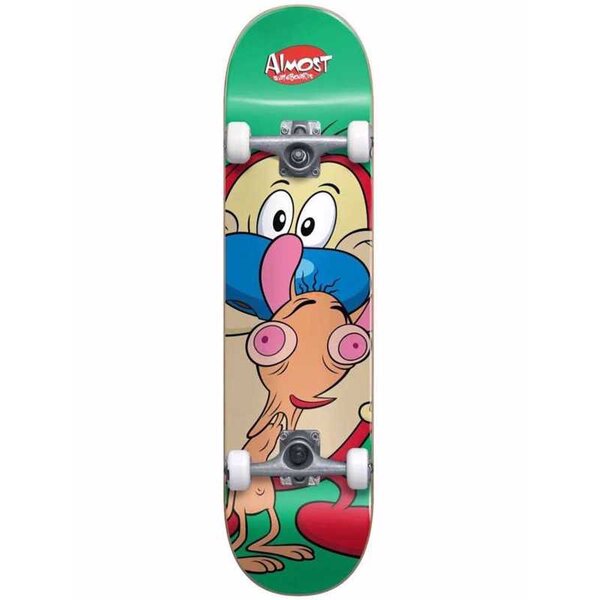 Almost ren &Amp; Stimpy on my Back Resin s/w Τροχοσανίδα 7.0'' - Πράσινο